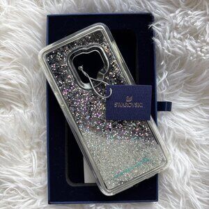 Swarovski Crystal Samsung Galaxy S9 Case Clear Glitter Back Protective Cover In